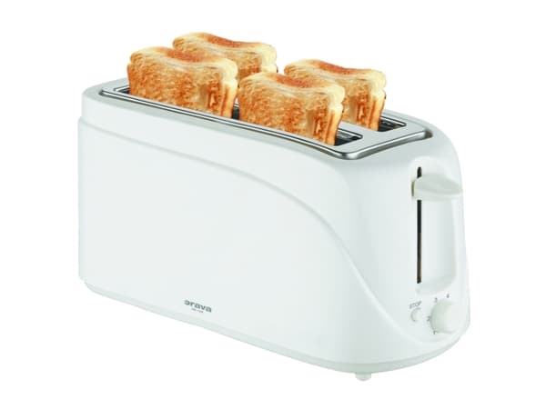Orava HR-108, 4 viipale(i)ta, Valkoinen, 1200 W, 230 V, 50 Hz, 370 mm