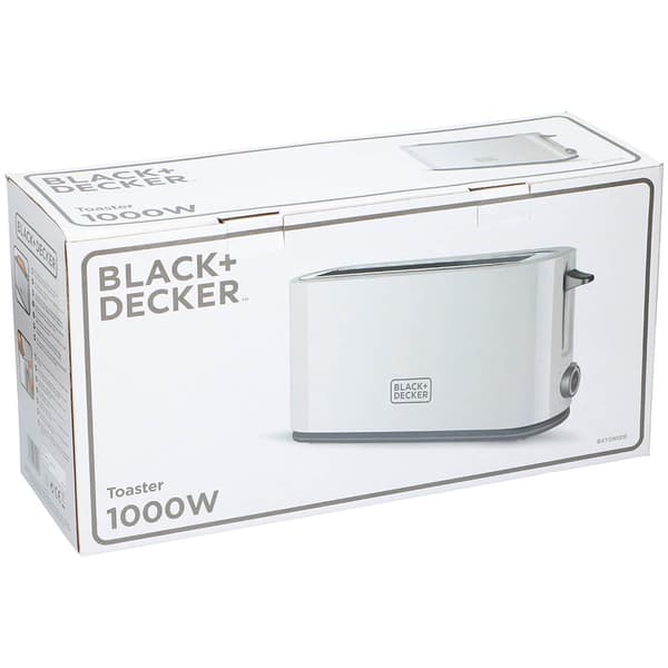 Brødrister 1000W Hvit