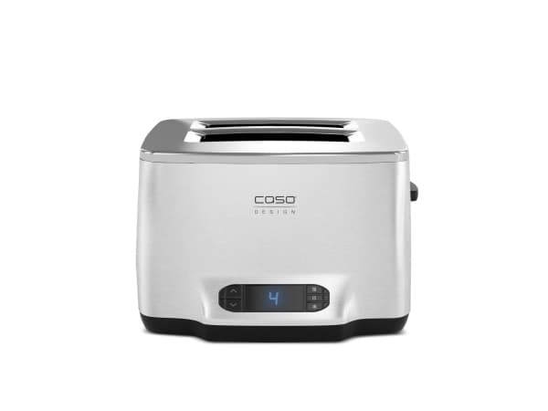 Caso Inox², 2 viipale(i)ta, Musta, Ruostumaton teräs, Ruostumaton teräs, Vipu, LCD, GS/CE