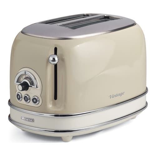 Brödrost för 2 skivor, vintage, Beige