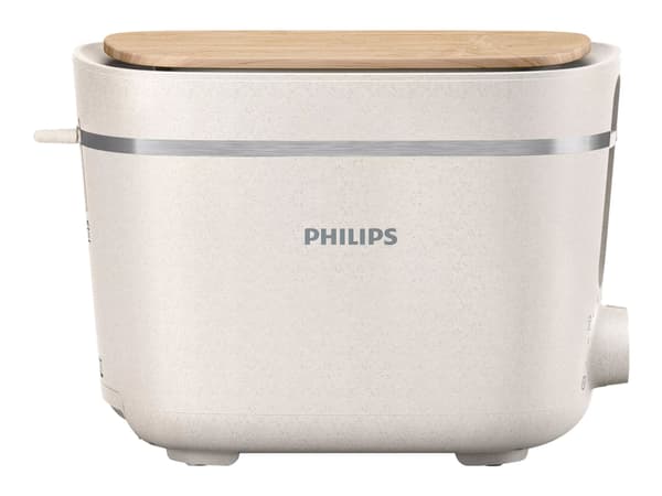 Philips Eco Conscious Edition HD2640/10 5000-sarjan leivänpaahdin, 2 viipale(i)ta, Valkoinen, Painikkeet, Rotaatio, Kiina, 830 W, 0,85 m