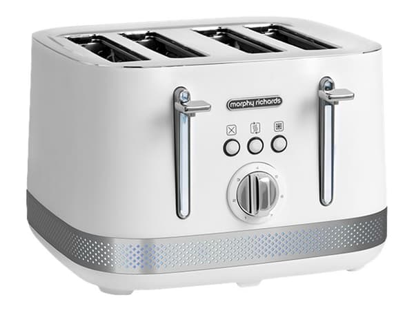 Morphy Richards Illumication 248021 - Brødrister - 4 skive - 4 Holdere - hvid