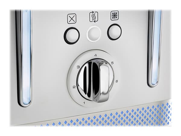 Morphy Richards Illumication 248021 - Brødrister - 4 skive - 4 Holdere - hvid