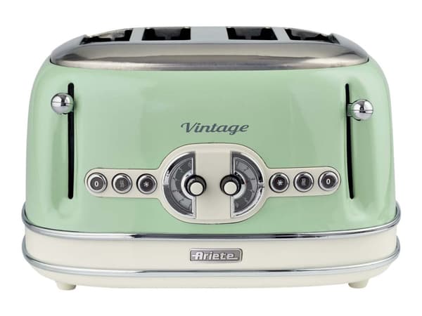 Ariete Vintage 156 - Leivänpaahdin - 4 levyä - 4 pidikettä - vihreä