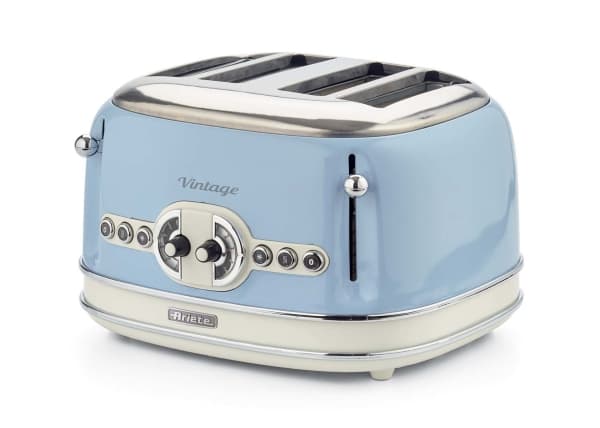 Ariete Vintage 156 - Brødrister - 4 skive - 4 Holdere - celeste