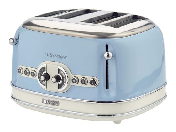 Ariete Vintage 156 - Brødrister - 4 skive - 4 Holdere - celeste