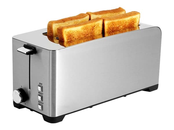 Wilfa TOL-1400S Brunch - Brødrister - 4 skive - 2 Spor - stål