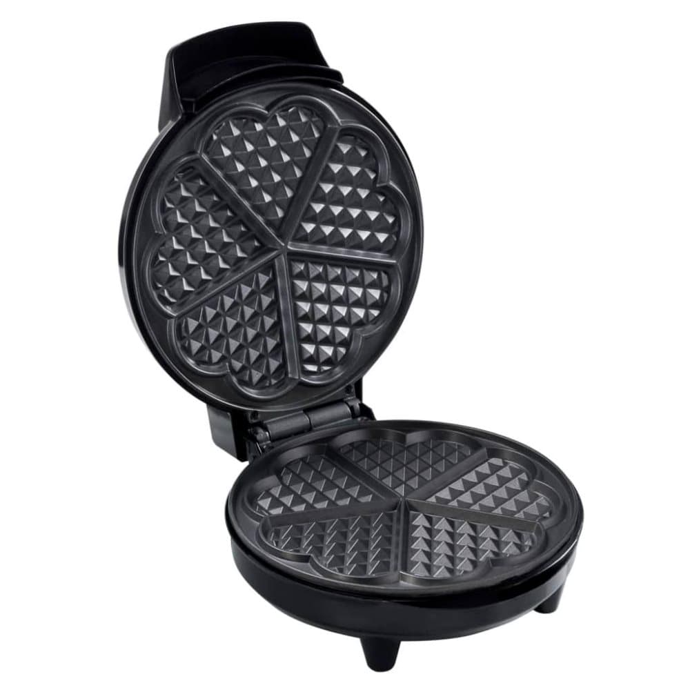 Bestron Hjärtformat våffeljärn AWM700CO 700W svart och koppar
