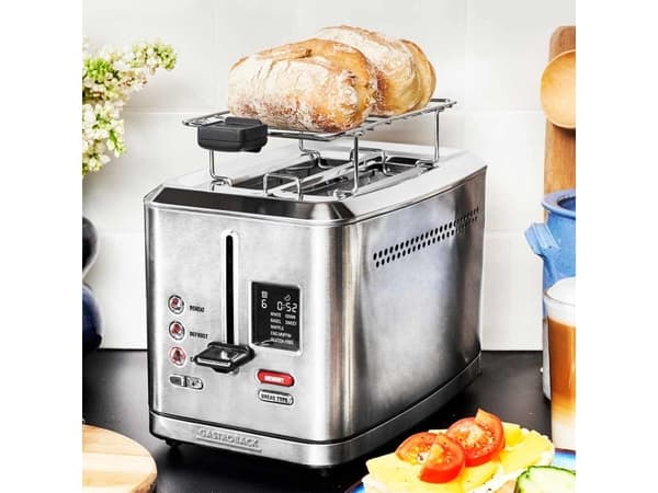 Gastroback Design Digital 2S, 2 skiver, Rustfritt stål, Knapper, LCD, CE, 950 W