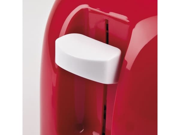 Girmi TP1102, 2 skiver, Rød, Hvit, Plast, Knapper, Nivå, Rotasjon, 800 W, 230 V