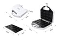 Miniatyrbild 4 av 5: Brock Electronics HZ 3012, 12 kakor, 750 W, Vit, 240 V, 50 - 60 hz