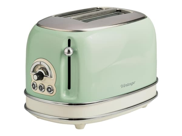 Ariete 0155, 2 viipale(i)ta, Vihreä, Painikkeet, Rotaatio, 810 W, 190 mm, 300 mm