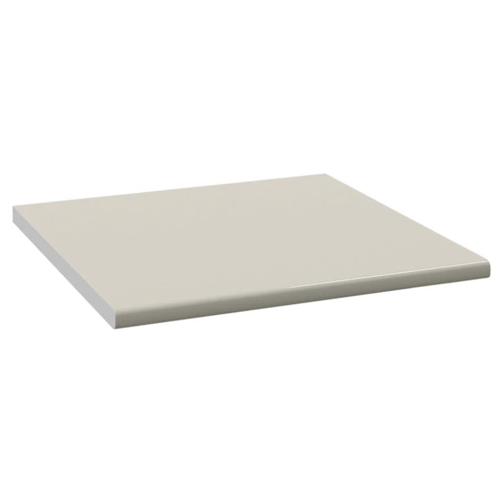 vidaXL Bänkskiva gräddvit 60x60x2,8 cm spånskiva