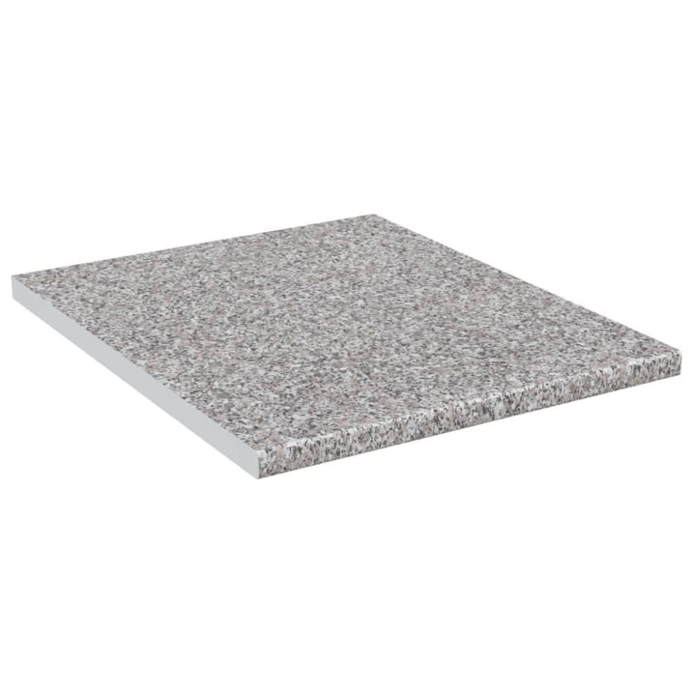 vidaXL Bänkskiva grå med granitmönster 50x60x2,8 cm spånskiva