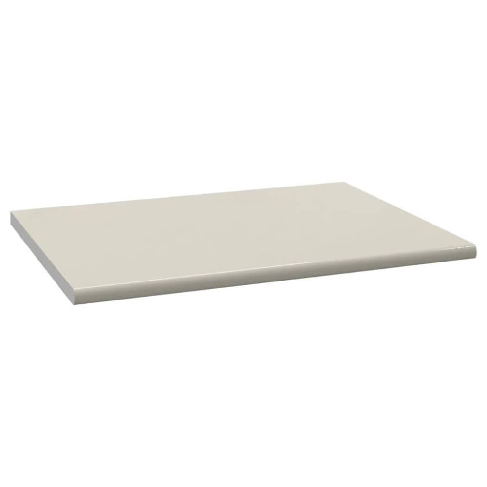 vidaXL Bänkskiva gräddvit 80x60x2,8 cm spånskiva