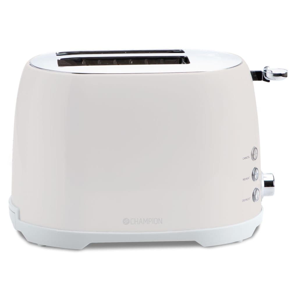 CHAMPION Brödrost 2 skivor Creme White Series