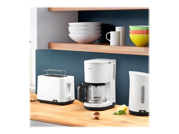 Braun HT1010WH, 2 viipale(i)ta, Valkoinen, Muovi, Rotaatio, 900 W, 132 x 35 x 119 mm