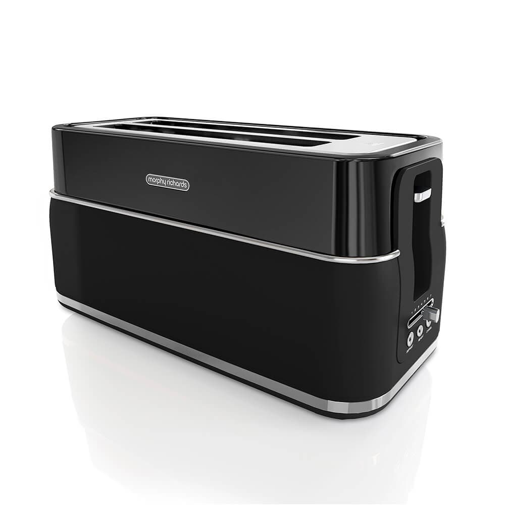Brödrost Signature Long Slot Black