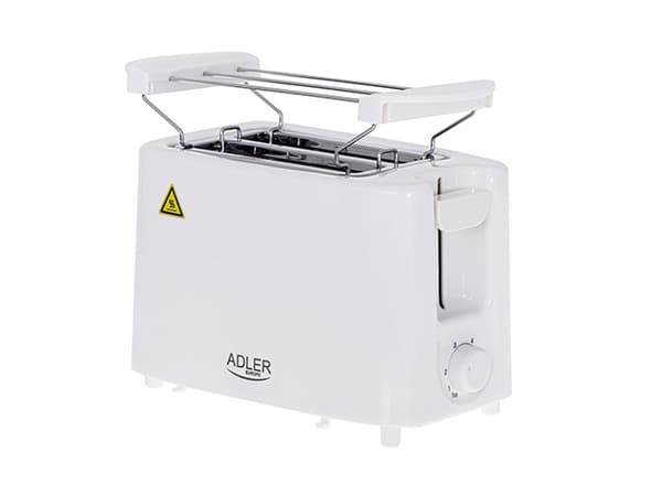 Adler AD 3223, 2 skiver, Hvit, Rotasjon, 750 W, 900 W, 0,75 m