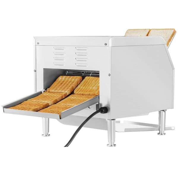 Royal Catering Brödrost med rullande band - 2200 watt - 7 hastighetsgrader - 3 lägen