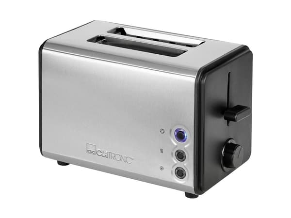 Clatronic TA 3620, 2 viipale(i)ta, Musta, Ruostumaton teräs, Ruostumaton teräs, -, Y, Painikkeet, Rotaatio, 850 W