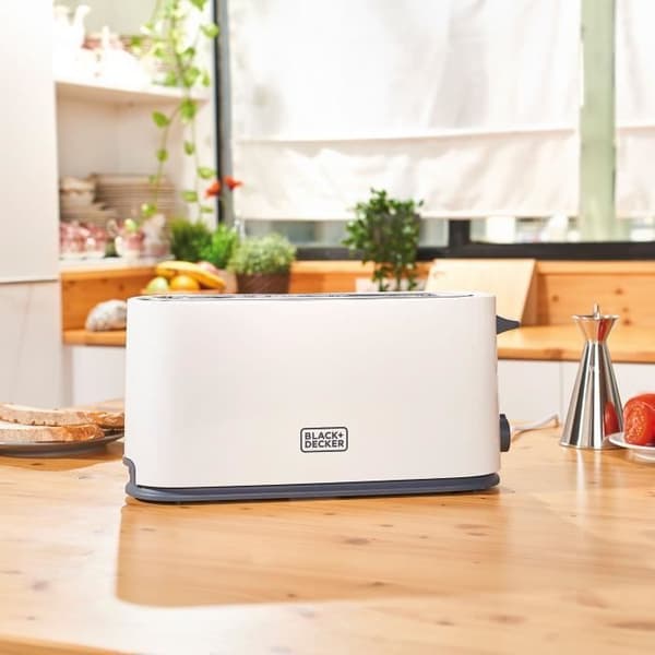 BLACK+DECKER BXTO1001E Brödrost - Extra lång plats - 7 nivåer - STOP-funktion