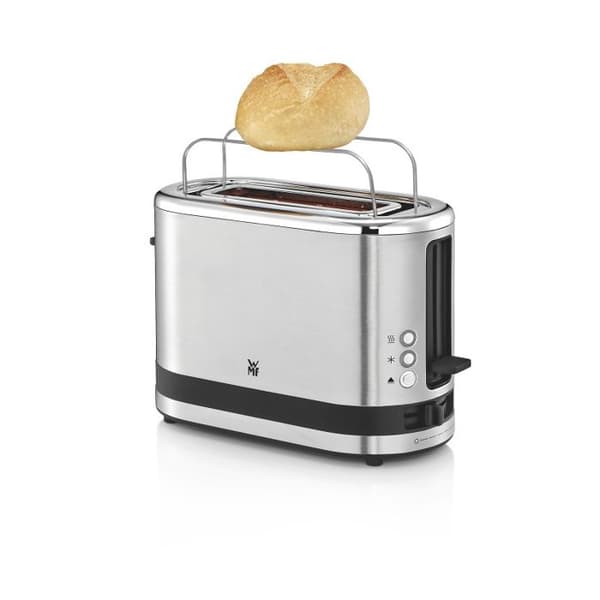 Elektrisk brödrost - WMF - Kitchenminis - 1 skiva - Matt Cromargan rostfritt stål - 7 bryningsnivåer