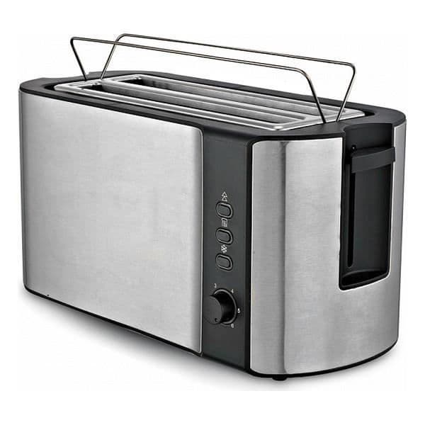 Brödrost med avfrostningsfunktion 2 fack 1400W Silver