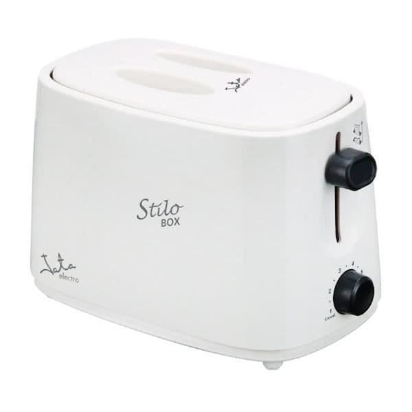 Brödrost - Automatisk centrering - 750W - 2 extra breda fack - 6 rostningsnivåer - Vit
