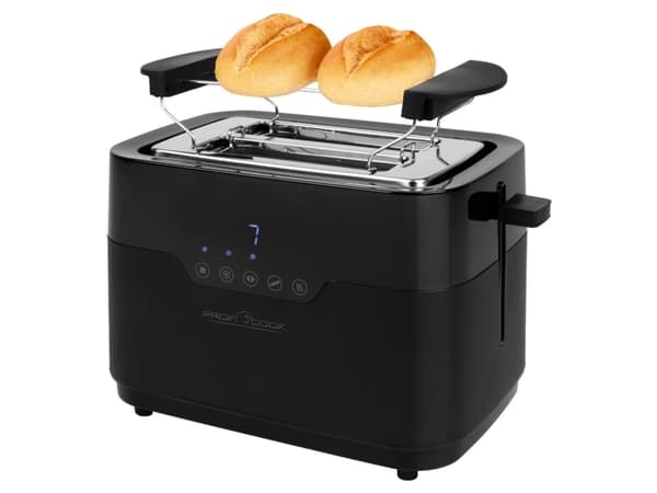 ProfiCook PC-TA 1244 - Brødrister - 2 skive - 2 Spor - svart