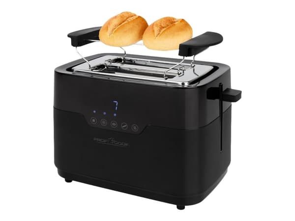 ProfiCook PC-TA 1244 - Brødrister - 2 skive - 2 Spor - svart