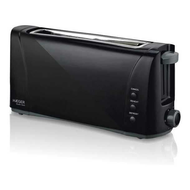 Haeger Dark Sun 1000W brödrost