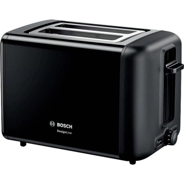 Brödrost - Bosch - TAT3P423DE - Svart - 2 skivor - 2 platser
