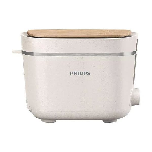 PHILIPS - Brödrost - 2 platser - 830W - Eco Conscious - matt silkesvit - HD2640.10