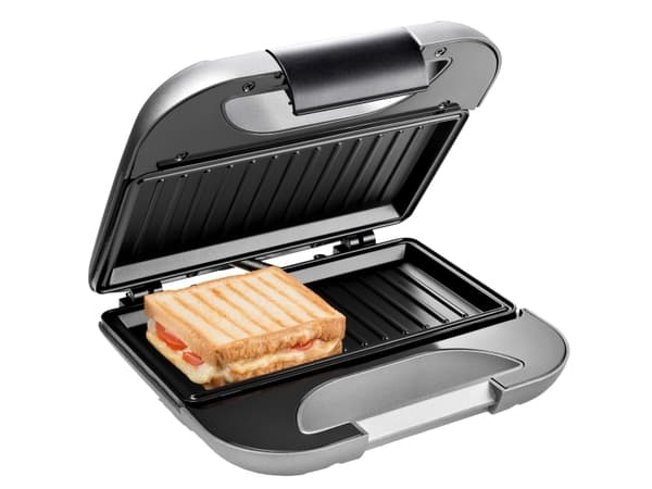 Princess 127003 Sandwichtoastere Sølv (mat)