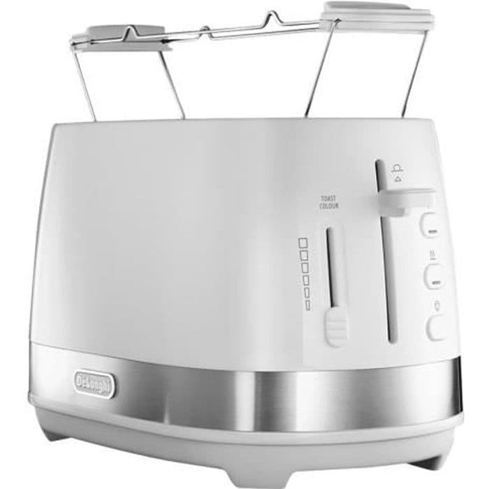 De'Longhi Active Line CTLA2103.W Brödrost 2 skivor 2 fack vit