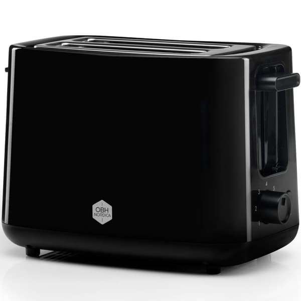 OBH Nordica Brødrister Daybreak Black 2 skiver 2260