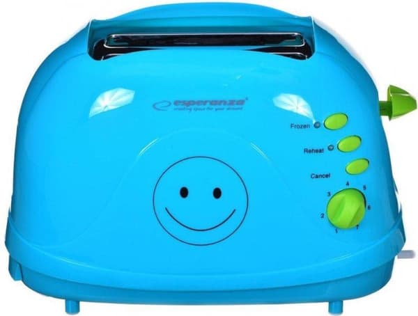 Esperanza EKT003B leivänpaahdin 750 W Sininen