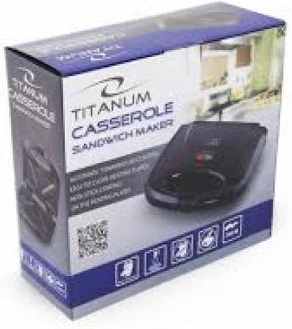 TITANUM TKT002K voileipägrilli 700 W musta