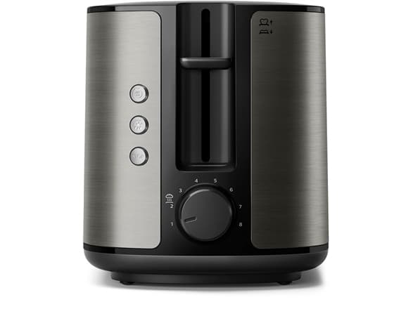 Philips Viva Collection HD2651/80, 2 viipale(i)ta, Titaani, Metalli, Painikkeet, Rotaatio, 950 W, 172 mm