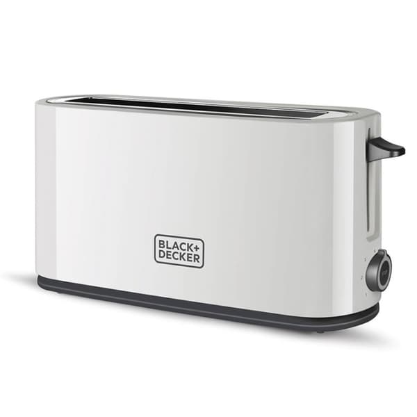BLACK+DECKER Leivänpaahdin 1000W Valkoinen