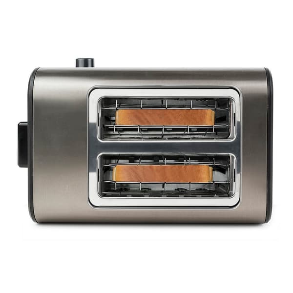 BLACK+DECKER Brødrister 2-Skiver Børstet Stål