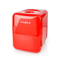 Miniatyrbild 3 av 11: Nedis Portabelt mini kylskåp | 4 l | 12 V DC / 100 - 240 V AC | Röd