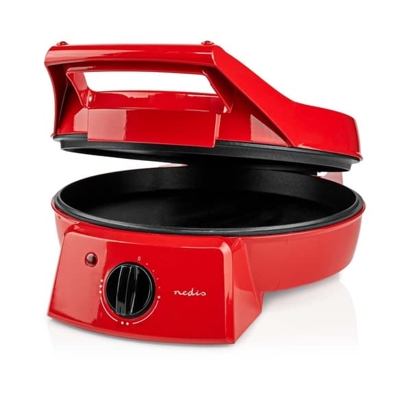 Nedis Pizzajärn och Grill | 30 cm | Justerbar temperaturkontroll | 1800 W