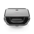 Miniatyrbillede 3 af 11: Nedis Multi Grill | Grill / Sandwich / Waffle | 900 W | 28 x 15 cm | Automatisk temperaturregulering | Plastik / Rustfri Stål