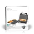Miniatyrbillede 11 af 11: Nedis Multi Grill | Grill / Sandwich / Waffle | 900 W | 28 x 15 cm | Automatisk temperaturregulering | Plastik / Rustfri Stål