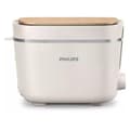 Miniatyrbillede 1 af 3: Philips HD2640/10 Eco Conscious Edition brødrister hvid/træ