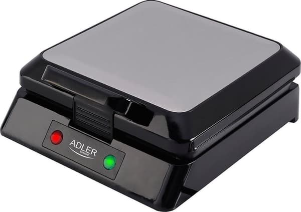 Adler AD 3036 vaffeljern 4 vaffel(r) Sort, Grå 1500 W