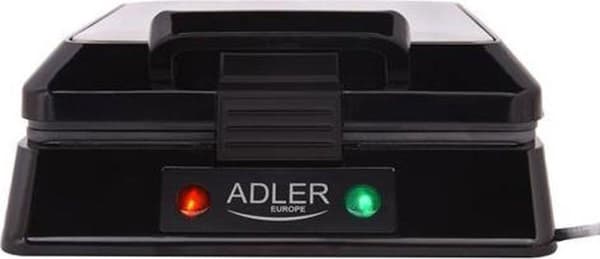 Adler AD 3036 vaffeljern 4 vaffel(r) Sort, Grå 1500 W