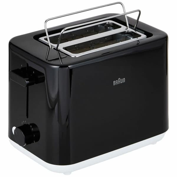 Leivänpaahdin Braun HT 1010 BK 900 W Musta/Hopeinen